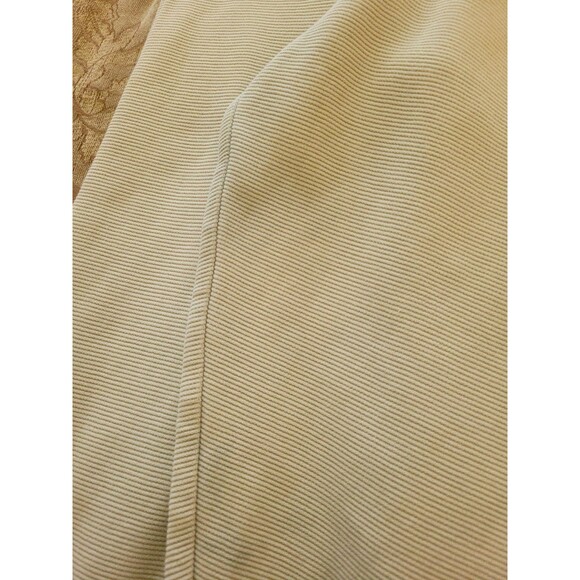 Tommy Bahama Men Long Sleeve Polo Shirt XL Cream/Beige Silk Cotton Resort Ribbed - Picture 8 of 9